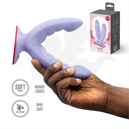 Ryde dildo con sopapa para doble penetracion